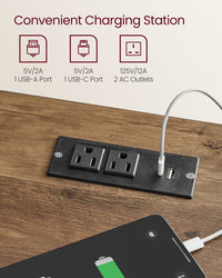 Nightstands With Charging Station, Set Of 1 Or 2 Bedside Tables - product photo 29