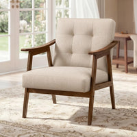 PU Leather Accent Chair For Living Room Bedroom Or Office - ULYY200LZ01S