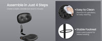 PU Leather Swivel Bar Stools With Back And Footrest - product photo 09