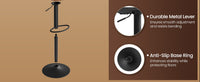 PU Leather Swivel Bar Stools With Back, Footrest And Adjustable Height - product photo 25