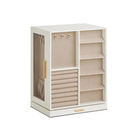 Rotating Jewelry Box Organizer With 5 Drawers And Hooks – product view 1 | Amaraloft