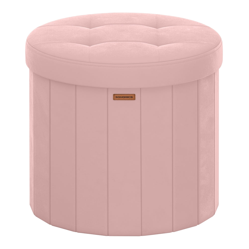 Round Storage Ottoman With Removable Lid - product photo 07