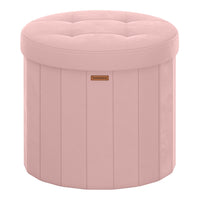 Round Storage Ottoman With Removable Lid - product photo 07