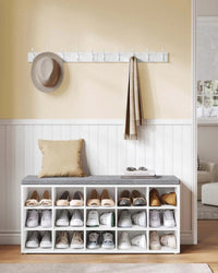 Shoe Storage Bench With Cushion – product view 7 | Amaraloft