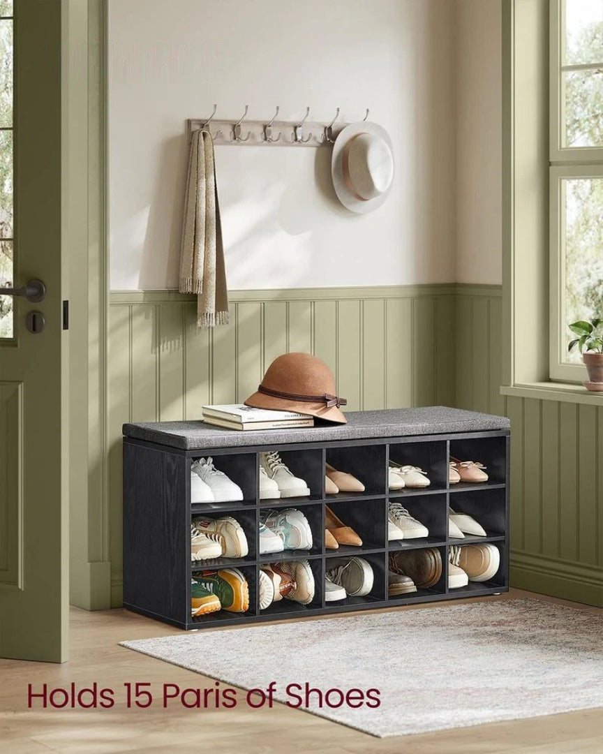 Shoe Storage Bench With Cushion – product view 12 | Amaraloft