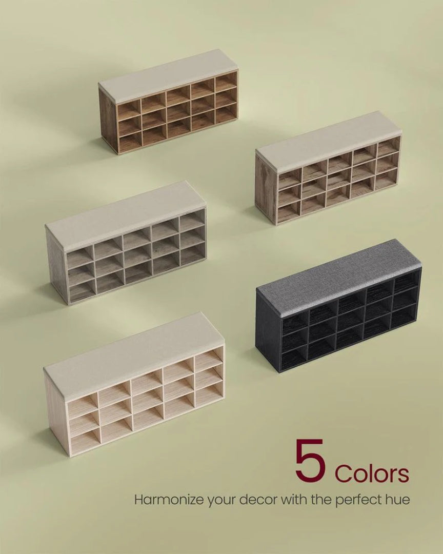 Shoe Storage Bench With Cushion – product view 14 | Amaraloft
