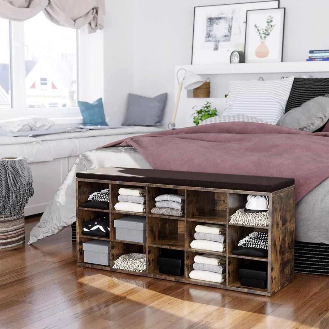 Shoe Storage Bench With Cushion – product view 19 | Amaraloft