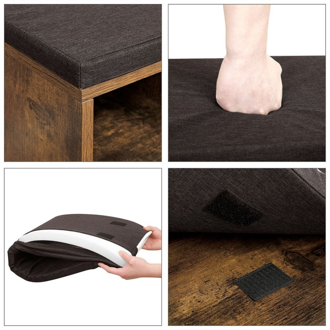 Shoe Storage Bench With Cushion – product view 22 | Amaraloft
