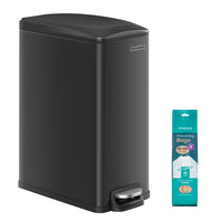 Slim Stainless Steel Trash Bin - product photo 15