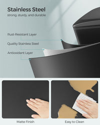 Slim Stainless Steel Trash Bin - product photo 18