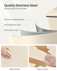 Slim Stainless Steel Trash Bin - product photo 23
