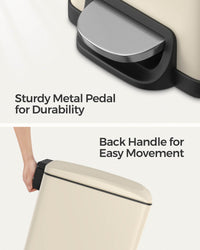Slim Stainless Steel Trash Bin - product photo 24
