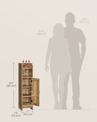 Small Bathroom Storage Corner Floor Cabinet With Door - product photo 05
