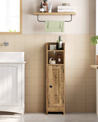 Small Bathroom Storage Corner Floor Cabinet With Door - product photo 08