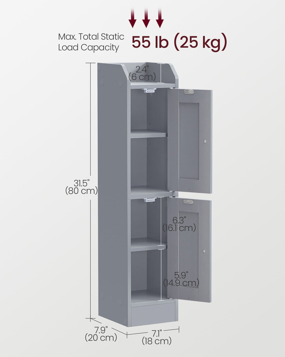 Small Bathroom Storage Corner Floor Cabinet With Door - product photo 22