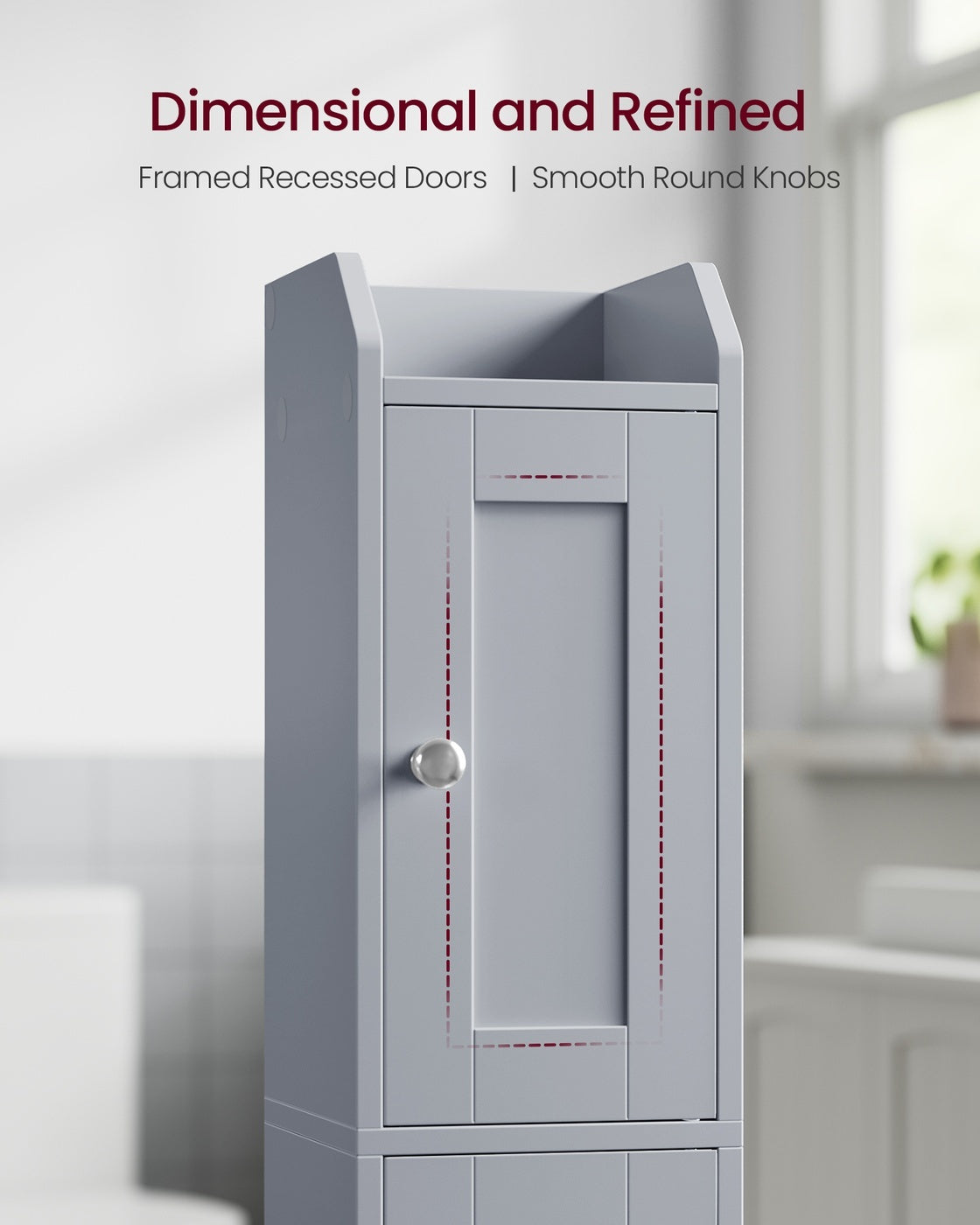Small Bathroom Storage Corner Floor Cabinet With Door - product photo 23