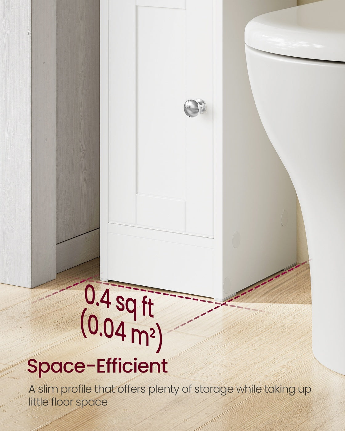 Small Bathroom Storage Corner Floor Cabinet With Door - product photo 30