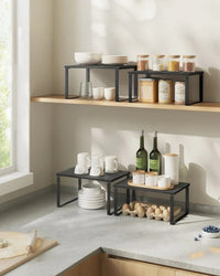 Stackable Kitchen Counter Shelves Set of 4 – product view 7 | Amaraloft