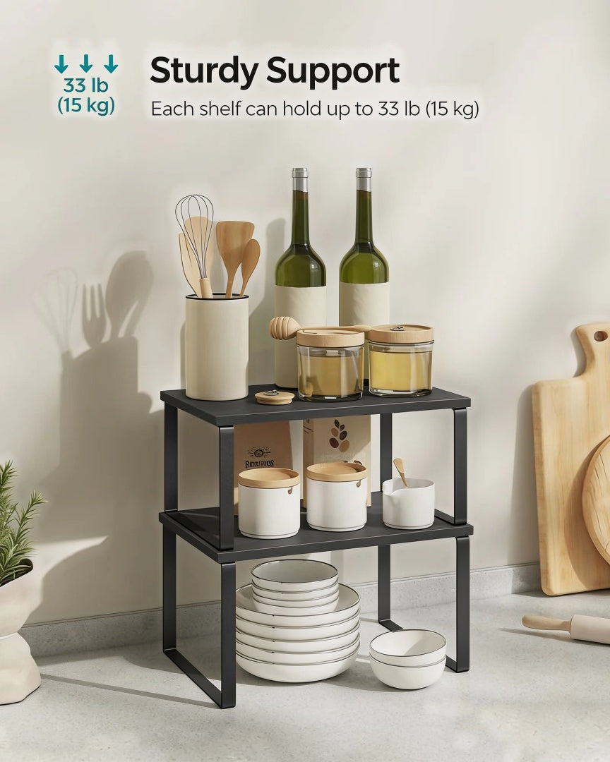 Stackable Kitchen Counter Shelves Set of 4 – product view 9 | Amaraloft
