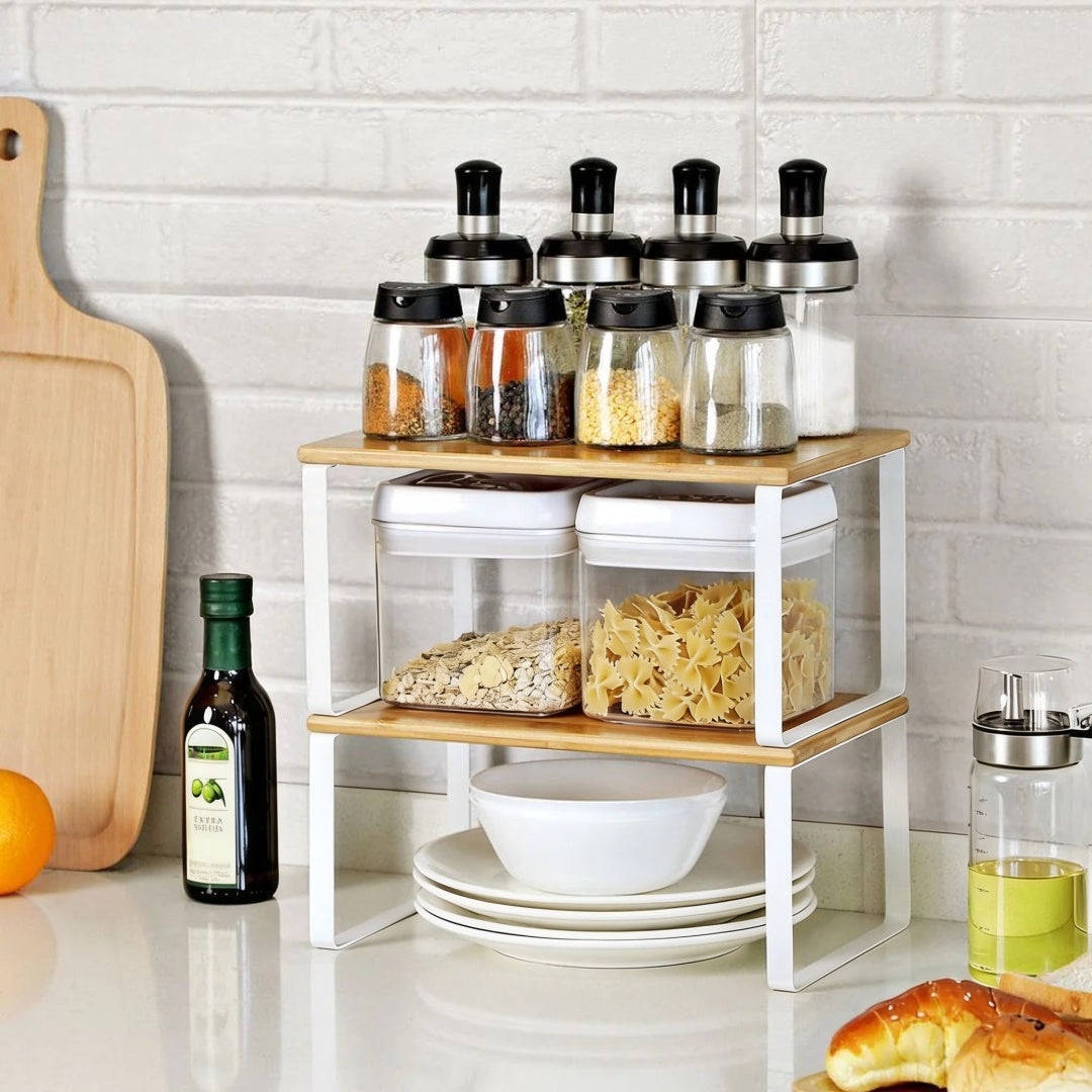 Stackable Kitchen Counter Shelves Set of 4 – product view 15 | Amaraloft