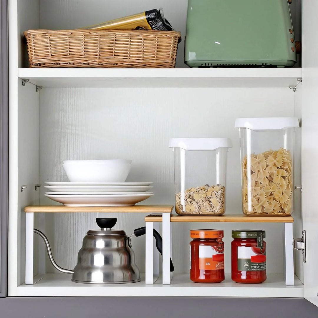 Stackable Kitchen Counter Shelves Set of 4 – product view 16 | Amaraloft