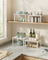Stackable Kitchen Counter Shelves Set of 4 – product view 17 | Amaraloft