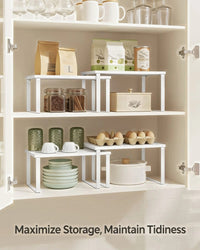 Stackable Kitchen Counter Shelves Set of 4 – product view 18 | Amaraloft