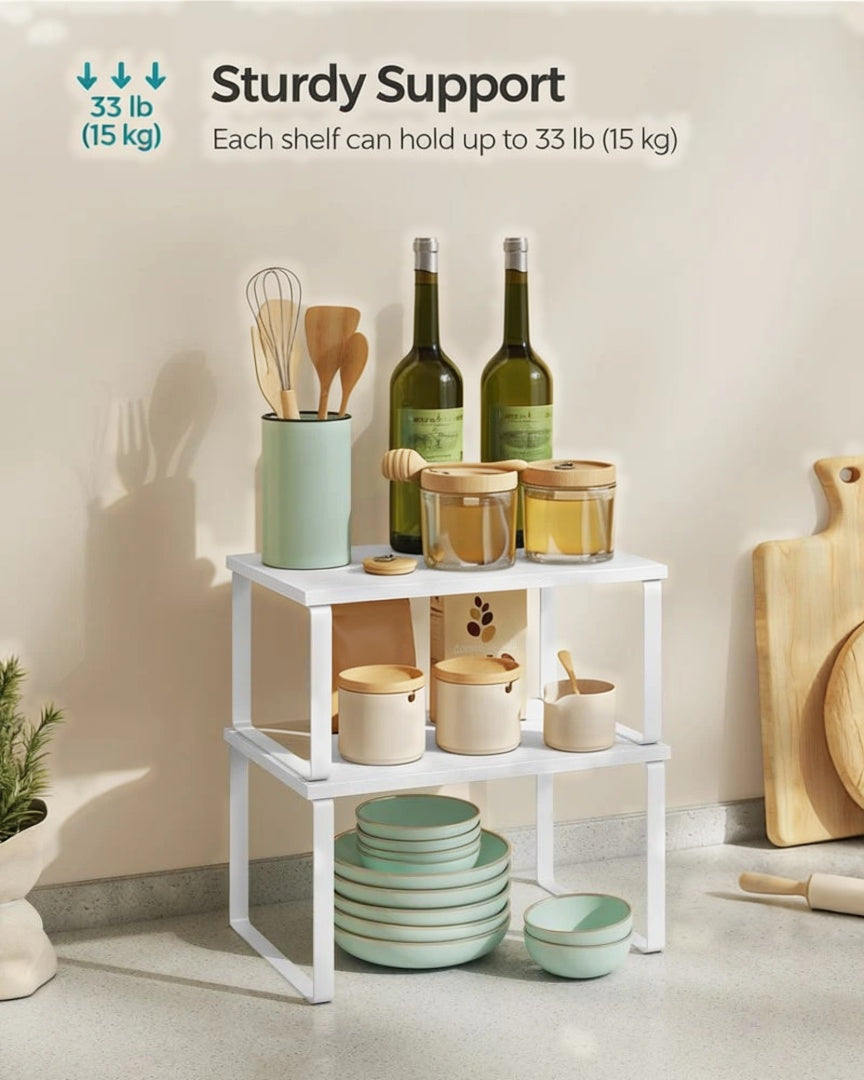 Stackable Kitchen Counter Shelves Set of 4 – product view 19 | Amaraloft