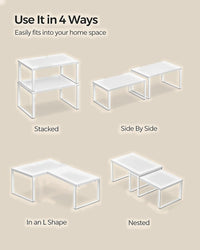 Stackable Kitchen Counter Shelves Set of 4 – product view 24 | Amaraloft