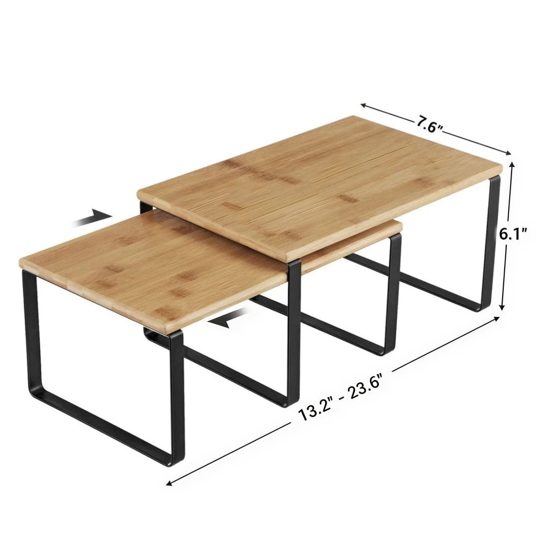 Stackable Kitchen Counter Shelves Set of 4 – product view 27 | Amaraloft