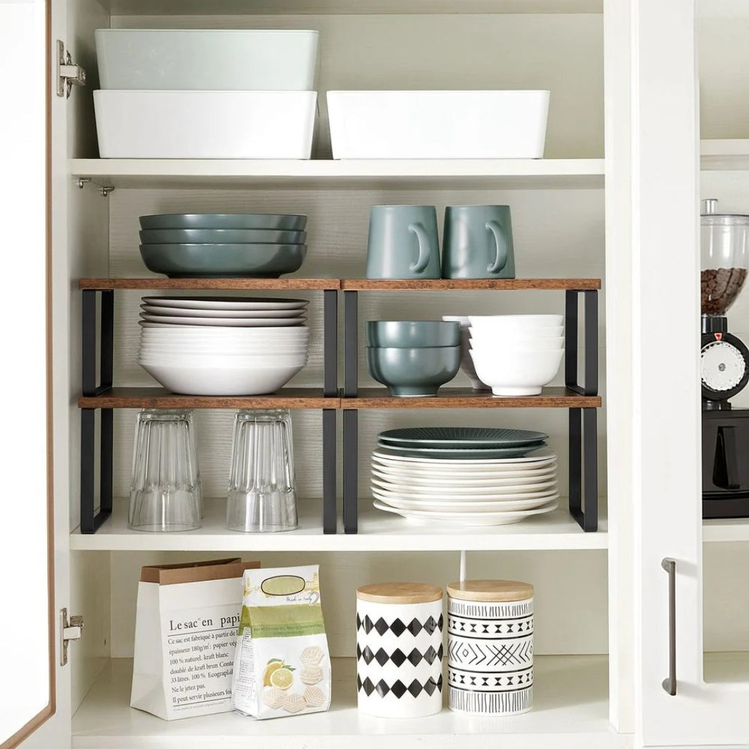 Stackable Kitchen Counter Shelves Set of 4 – product view 32 | Amaraloft