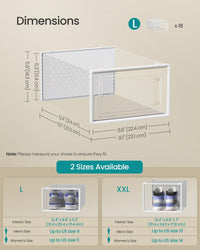 Stackable Shoe Storage Organizers - product photo 13