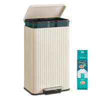 Stainless Steel Garbage Can With Lid And Removable Inner Bucket - product photo 33
