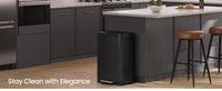 Stainless Steel Garbage Can With Lid And Removable Inner Bucket - product photo 57