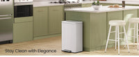 Stainless Steel Garbage Can With Lid And Removable Inner Bucket - product photo 89