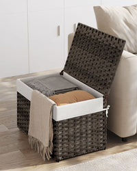 Storage Basket With Lid 105L Or 160L Laundry Hamper – product view 7 | Amaraloft