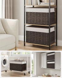 Storage Basket With Lid 105L Or 160L Laundry Hamper – product view 9 | Amaraloft
