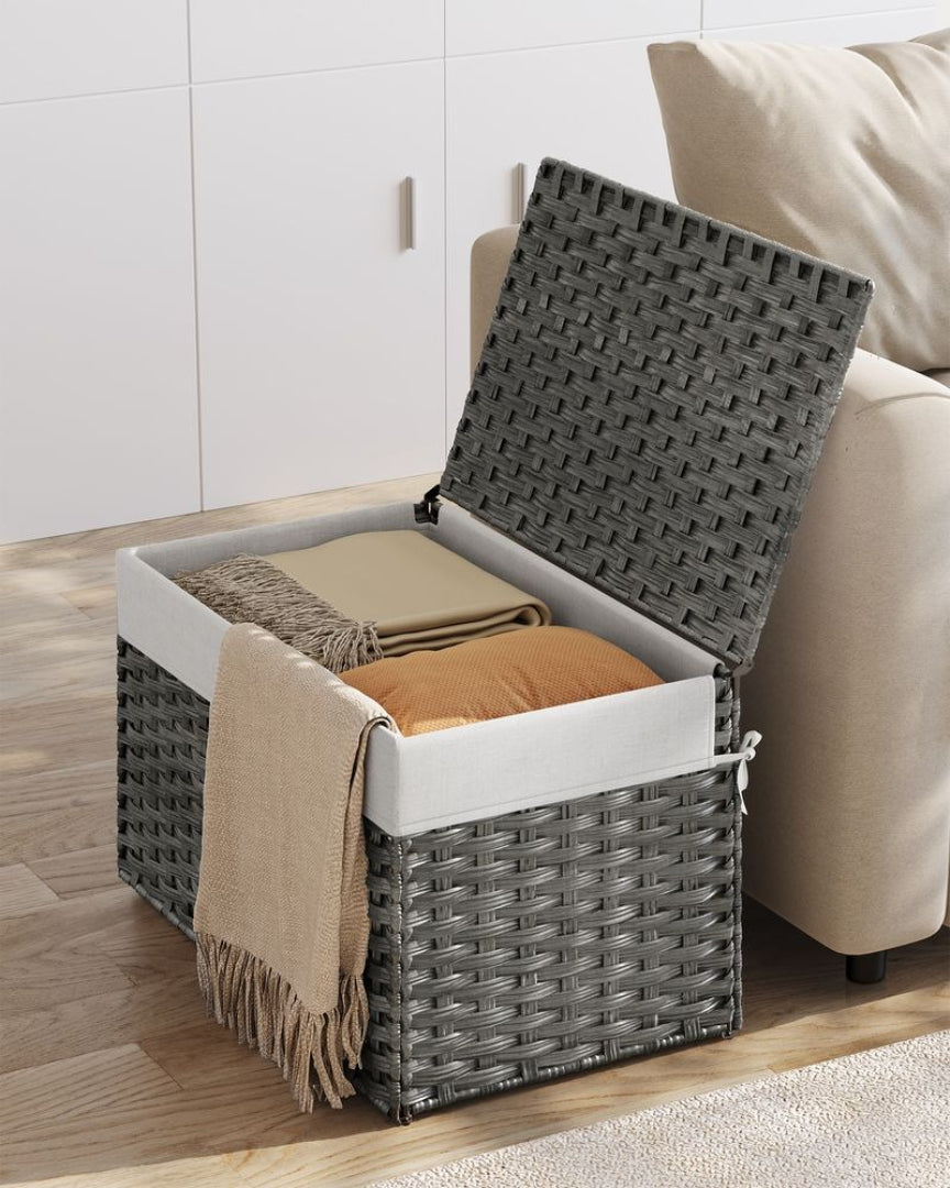 Storage Basket With Lid 105L Or 160L Laundry Hamper – product view 22 | Amaraloft