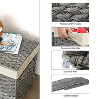 Storage Basket With Lid 105L Or 160L Laundry Hamper – product view 26 | Amaraloft