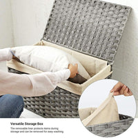 Storage Basket With Lid 105L Or 160L Laundry Hamper – product view 27 | Amaraloft