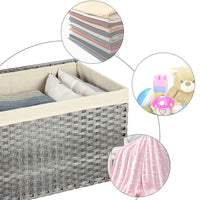Storage Basket With Lid 105L Or 160L Laundry Hamper – product view 28 | Amaraloft