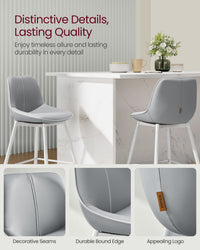 Synthetic Leather Bar Stools With Back - product photo 08