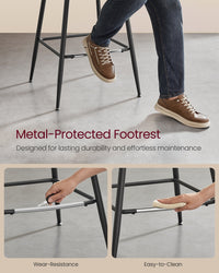 Synthetic Leather Bar Stools With Back - product photo 109