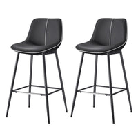Synthetic Leather Bar Stools With Back - product photo 96