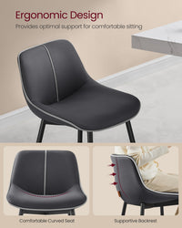 Synthetic Leather Bar Stools With Back - product photo 99