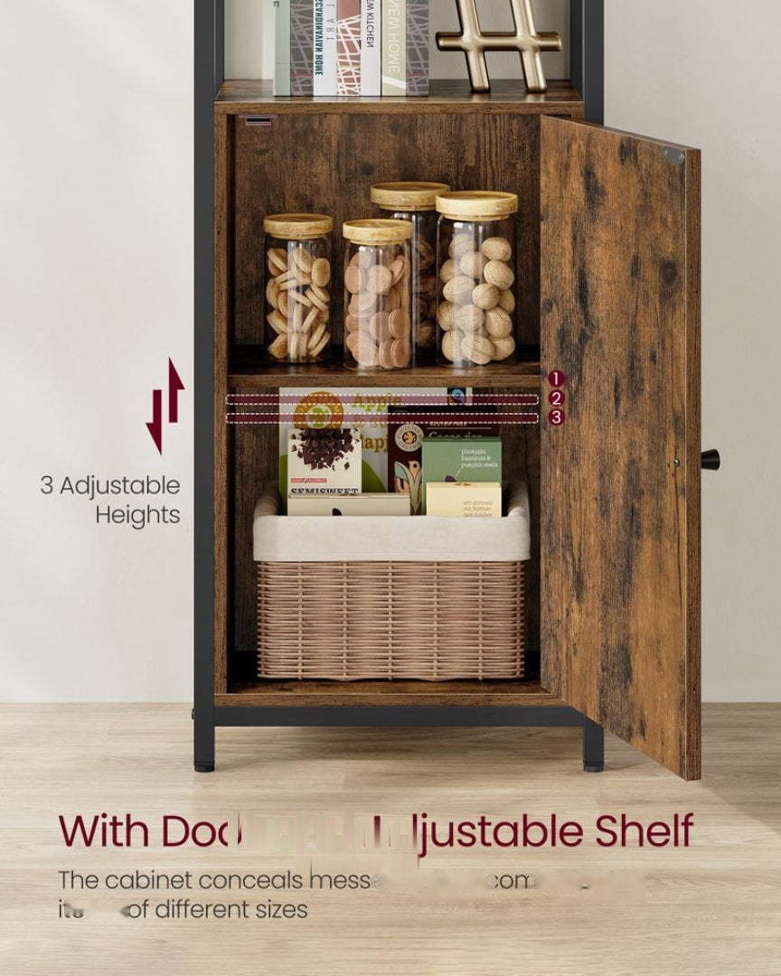 6 Tier Bookcase With Door – product view 5 | Amaraloft
