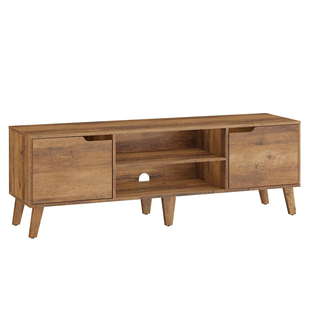 TV Stand For 65 Inch TVs With Cabinets And Adjustable Shelf – product view 1 | Amaraloft