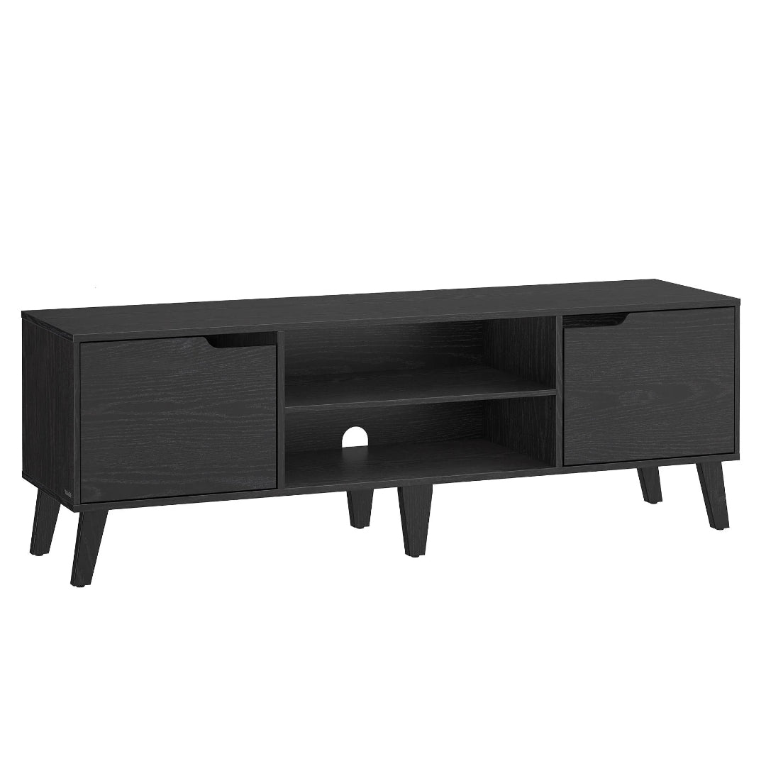 TV Stand For 65 Inch TVs With Cabinets And Adjustable Shelf – product view 2 | Amaraloft