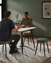 Upholstered Kitchen Stools With Steel Legs, Set Of 1, 2 Or 4 - product photo 63