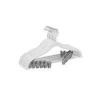 Velvet Pants Hangers With Adjustable Clips Set – product view 1 | Amaraloft